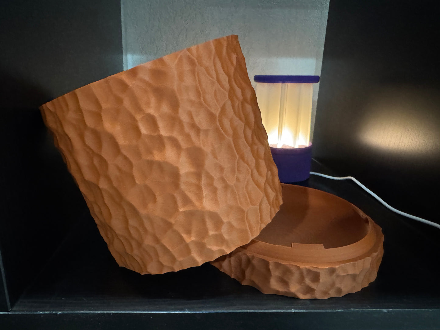 5" Chisel Style planter with drip tray