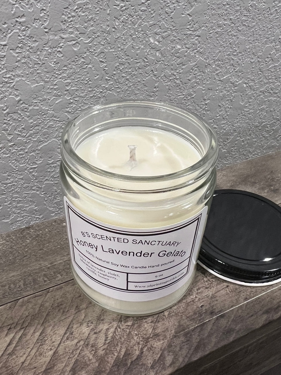 Honey Lavender Gelato Scented Candle