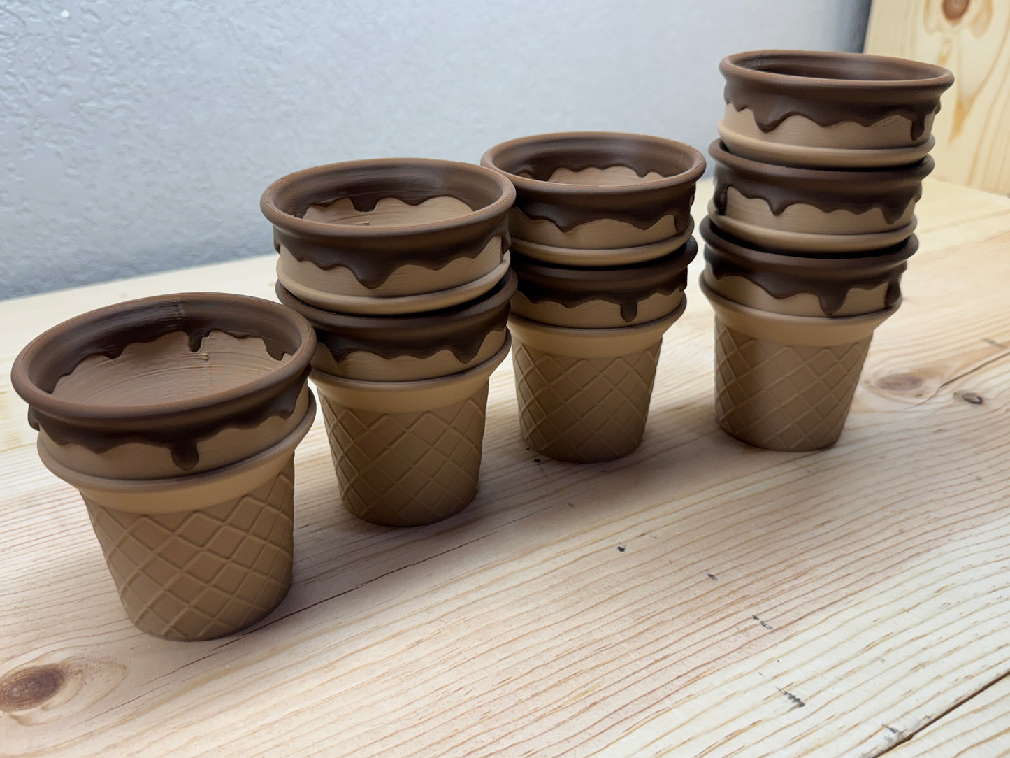 Ice Cream Cone Succlent Planter