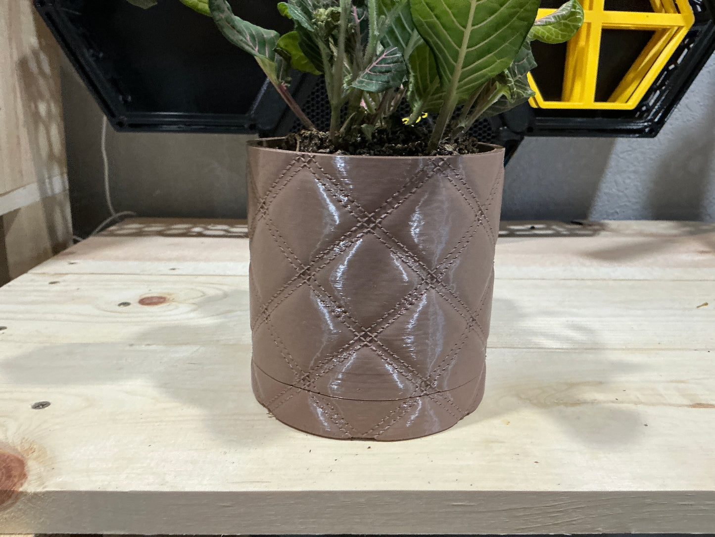 Diamond Stitch Planter