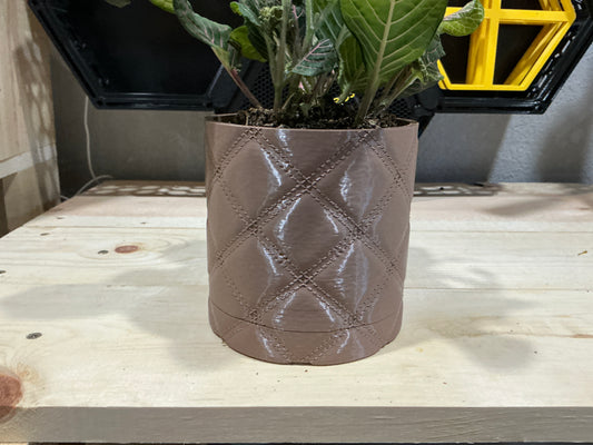 Diamond Stitch Planter
