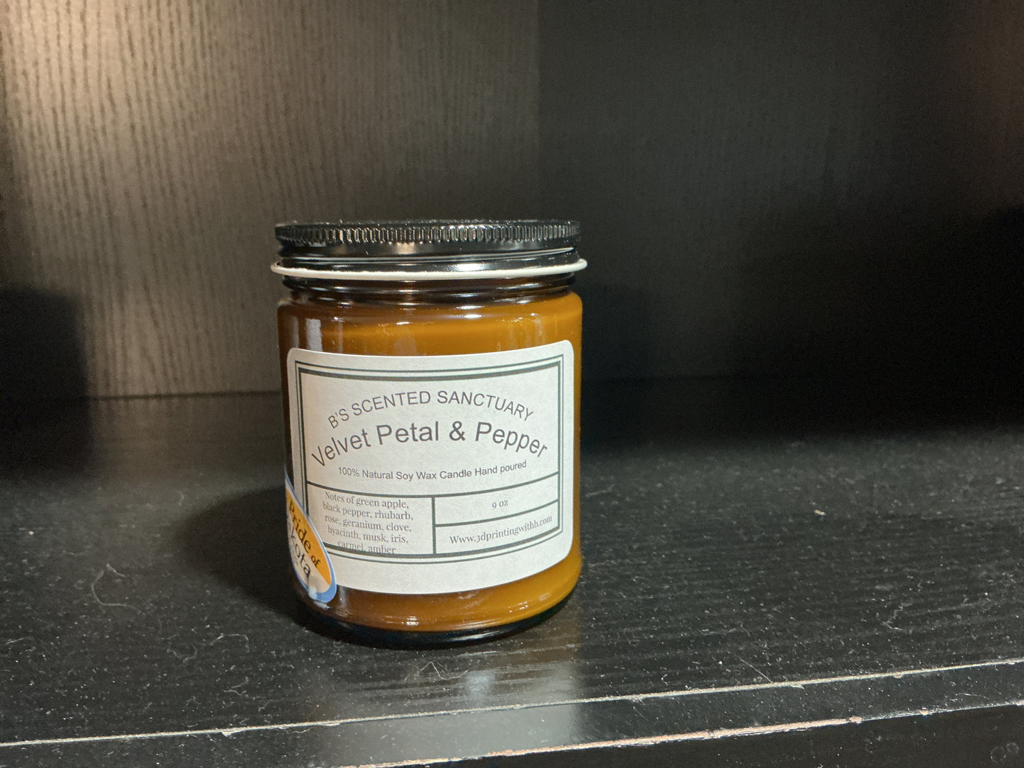 Velvet Petal & Pepper Candle
