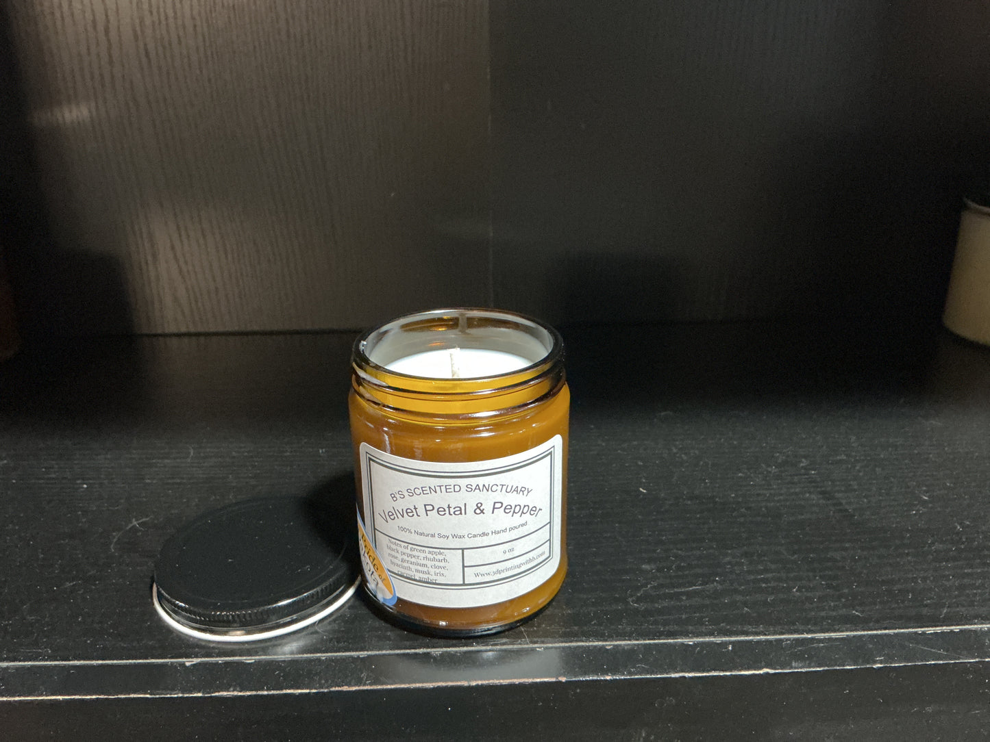 Velvet Petal & Pepper Candle