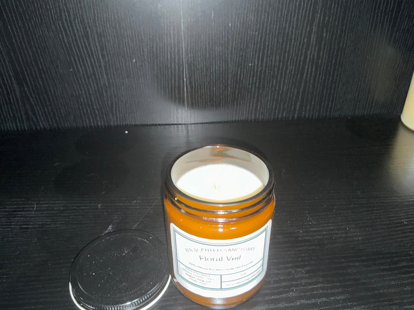 Floral Veil Candle