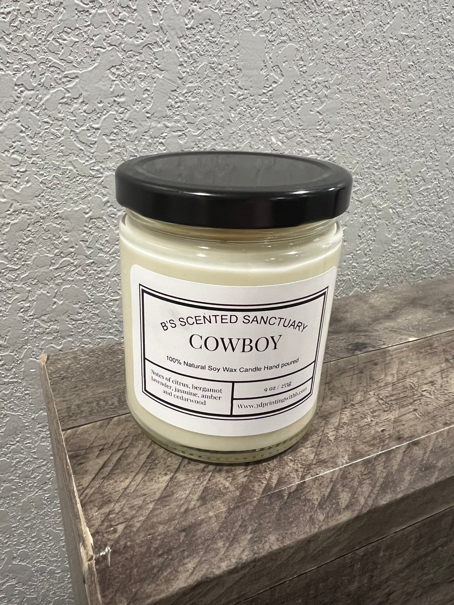 Cowboy Scented Candle