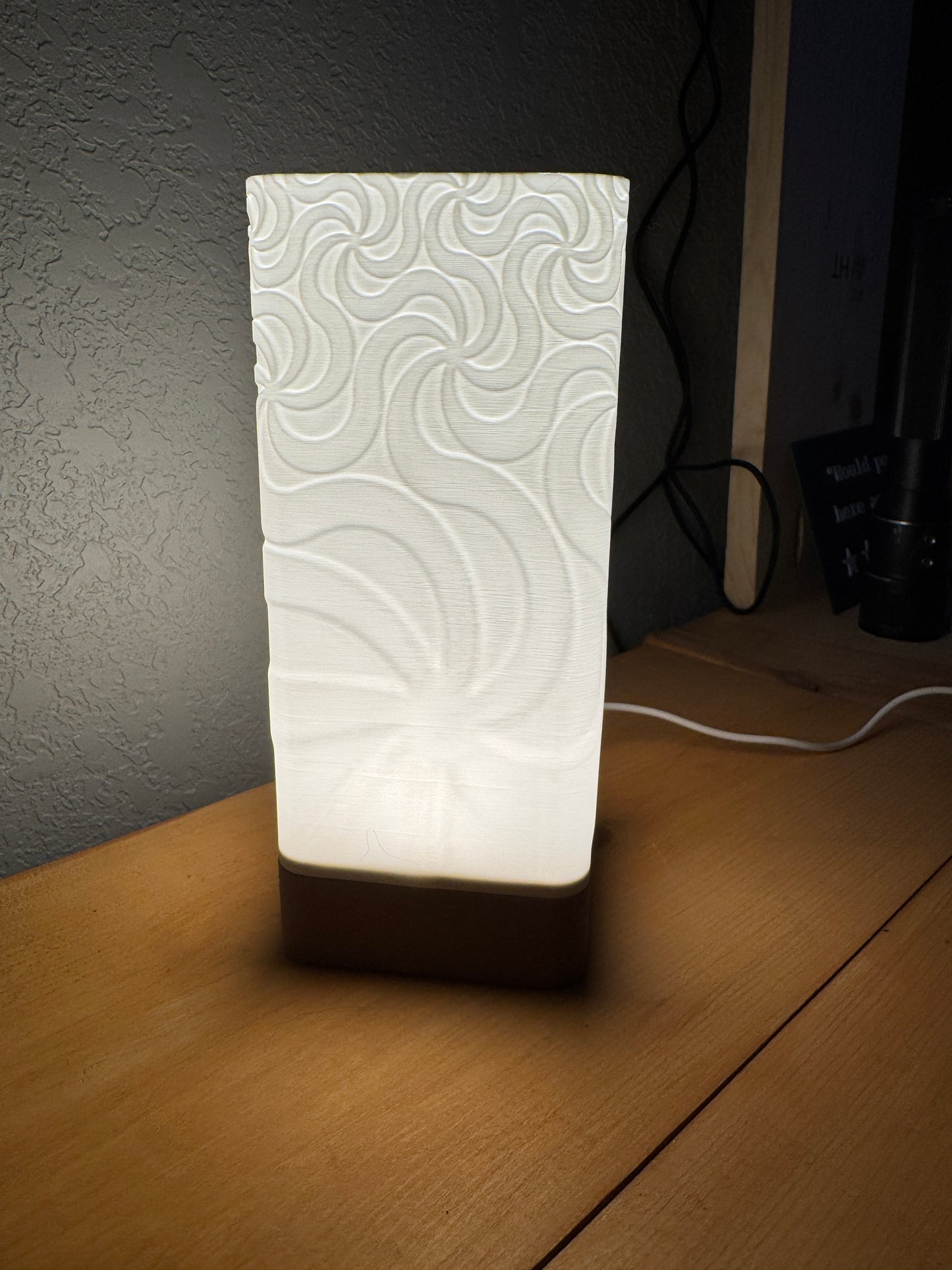 Decorative nightstand lamp