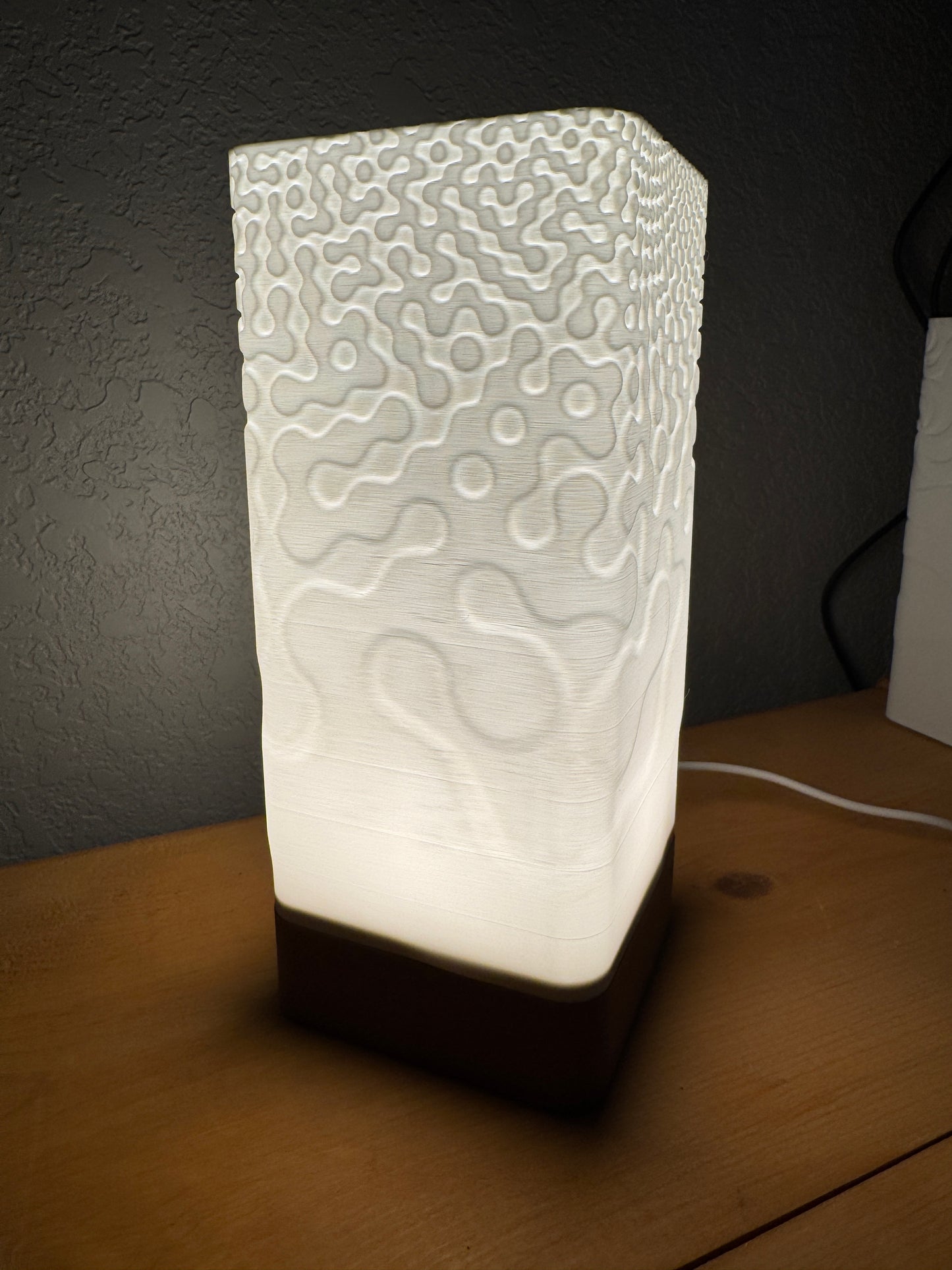 Decorative nightstand lamp
