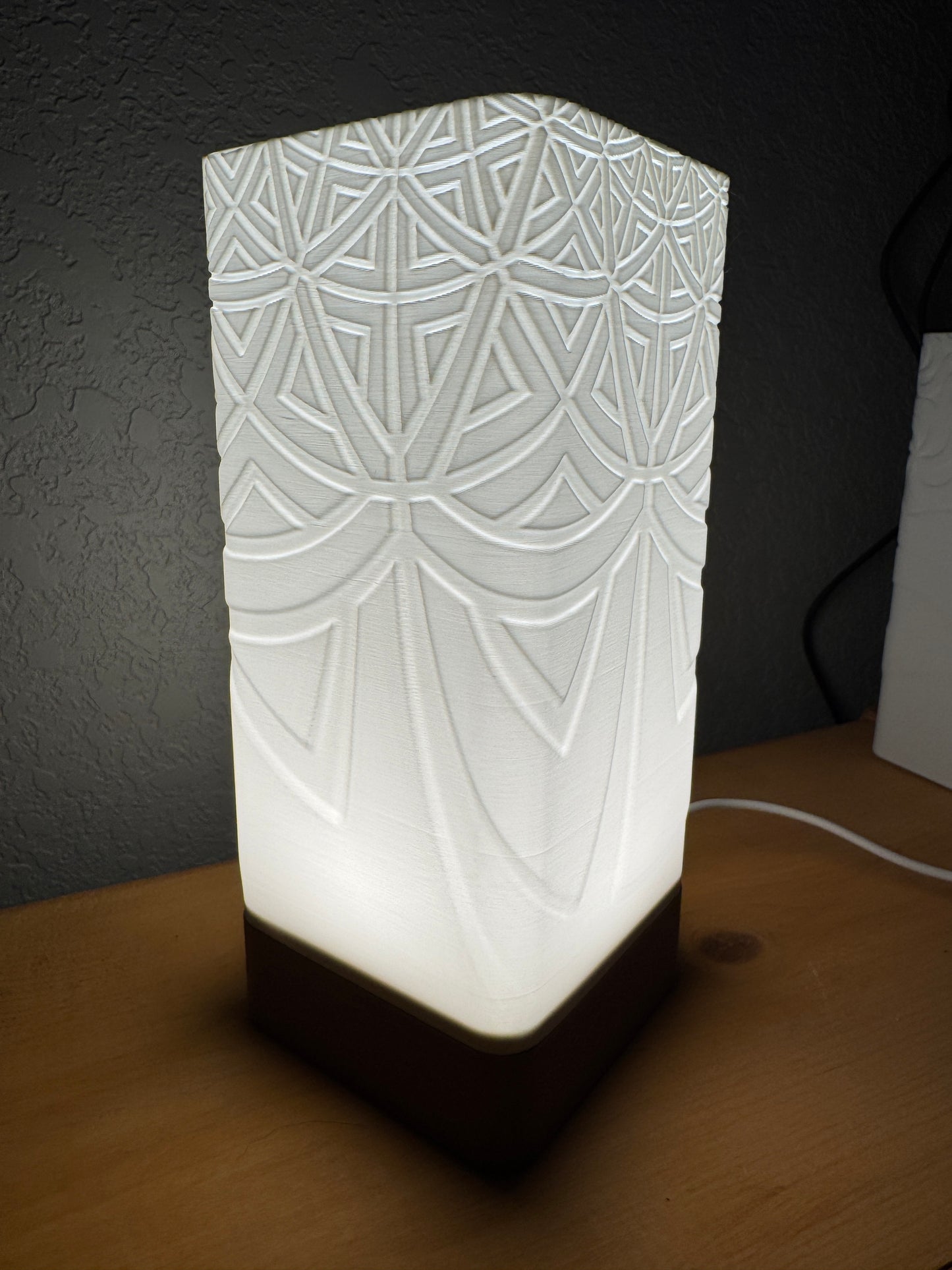 Decorative nightstand lamp