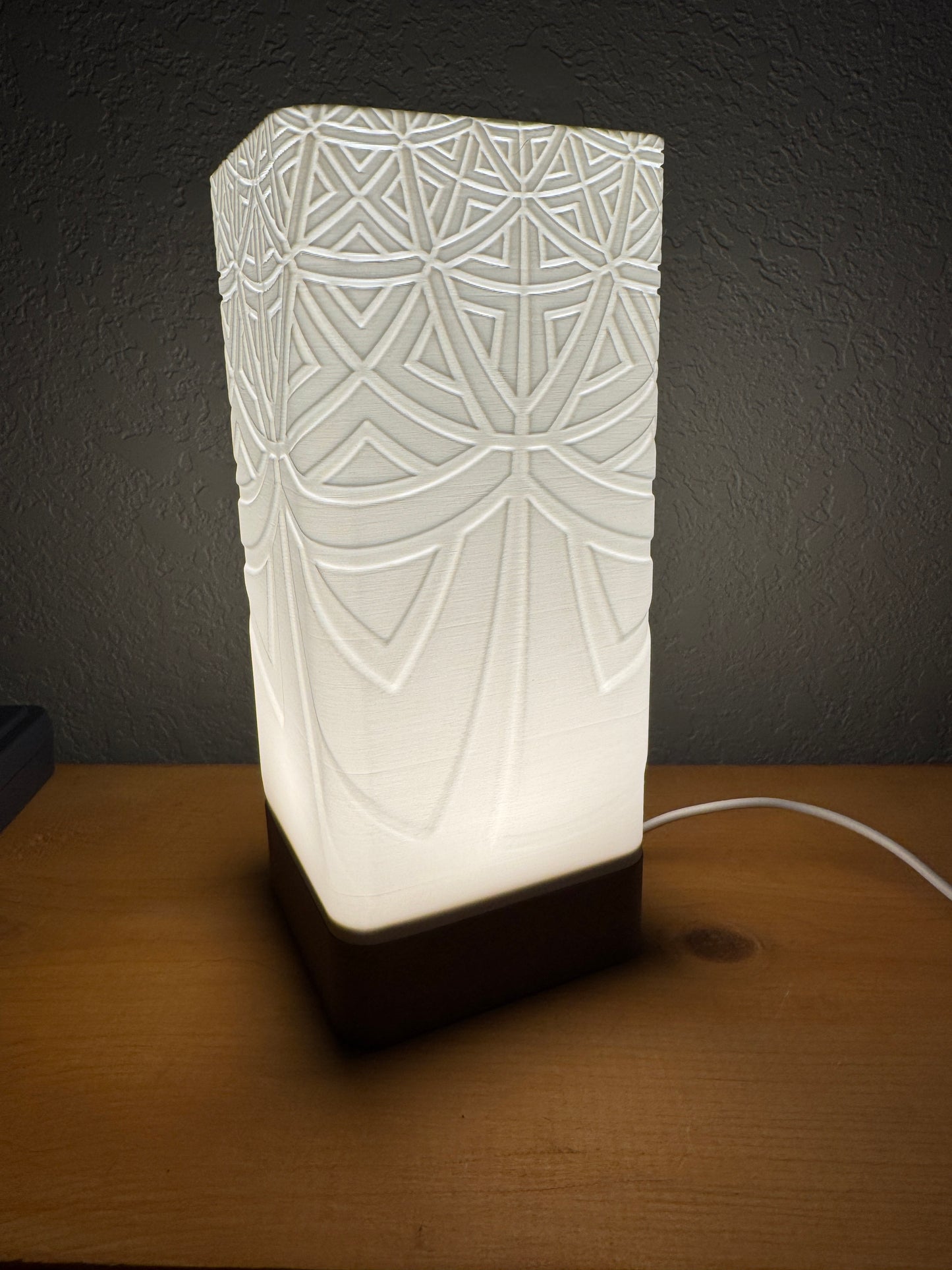 Decorative nightstand lamp