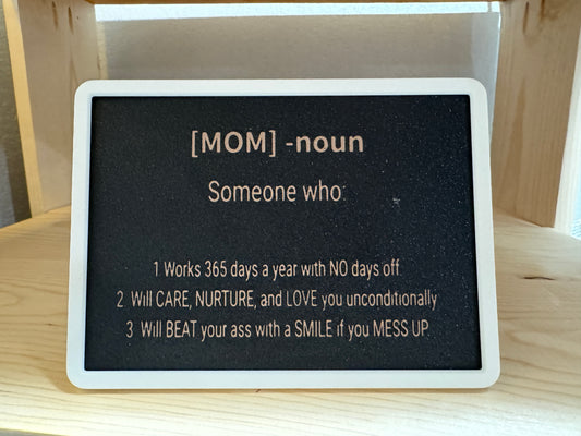 Mom Noun Sign