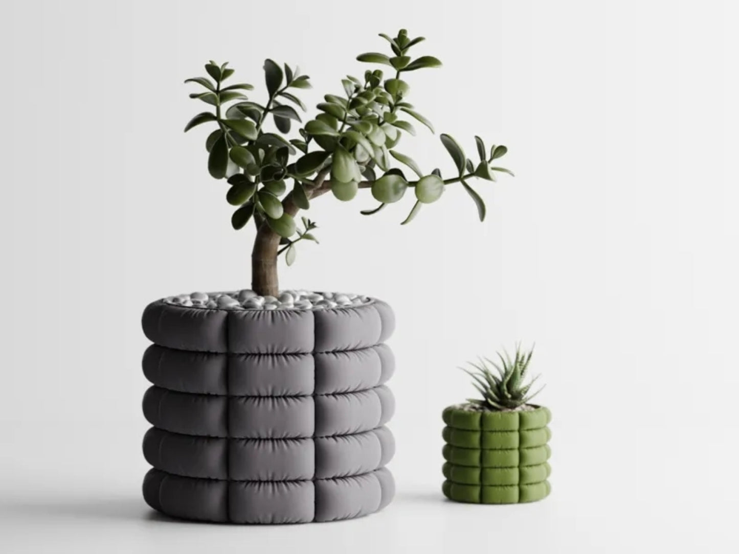 Inflated Soft Cloth Planter/Pot Vase Series 3