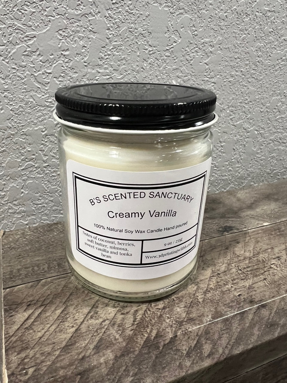 Creamy Vanilla Scented Candle